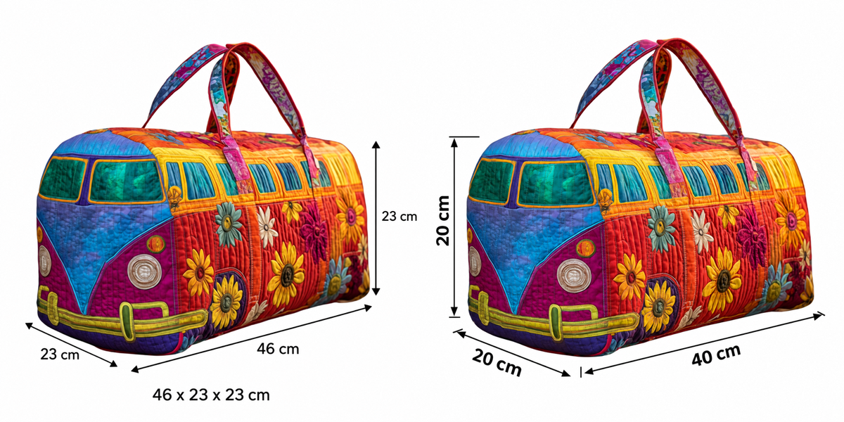 RAINBOWVANA | QUILTED TRAVEL DUFFLE BAG