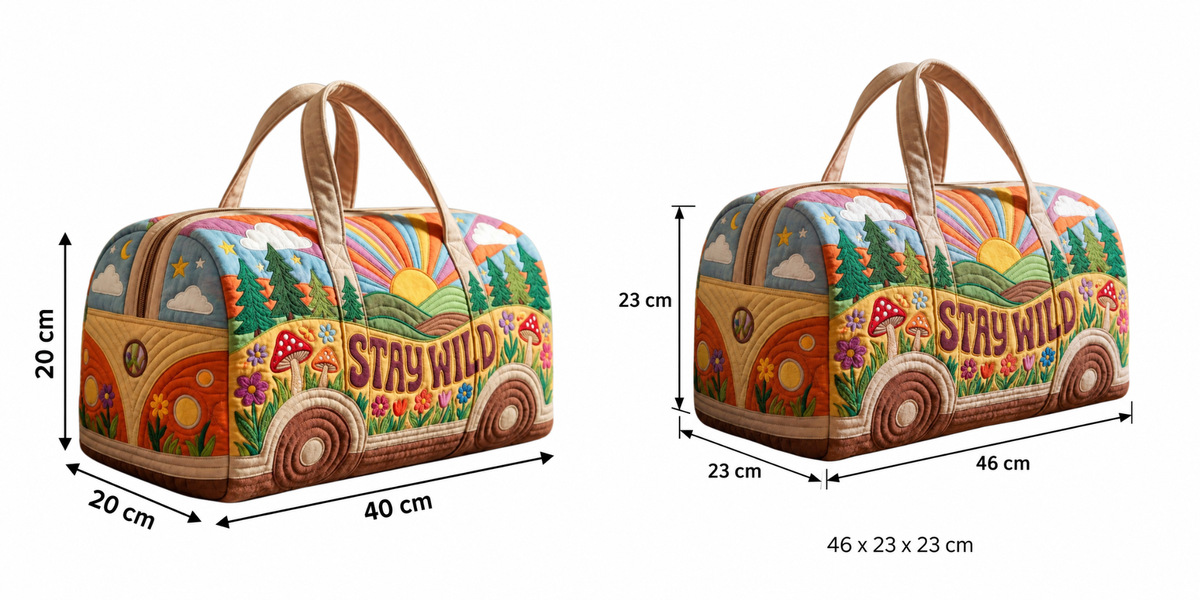 ROAMVANA | QUILTED TRAVEL DUFFLE BAG