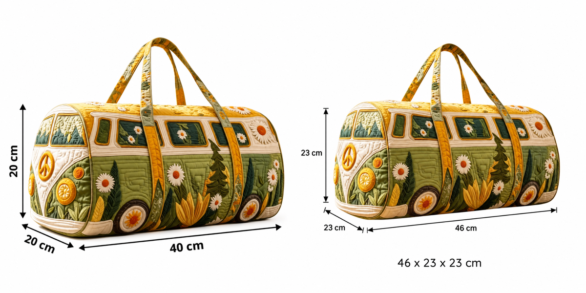 MEADOWVANA | QUILTED TRAVEL DUFFLE BAG