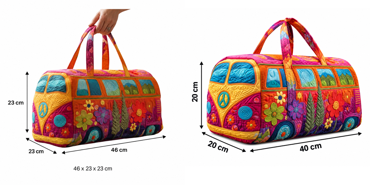 PETALVANA | QUILTED TRAVEL DUFFLE BAG