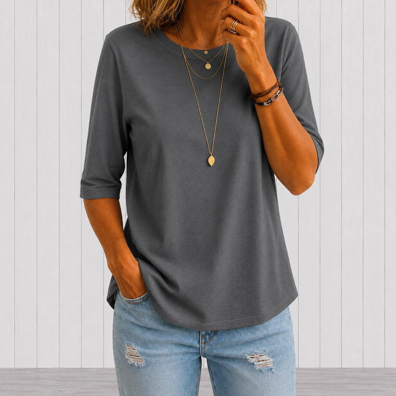 Marigold Comfort Coverage Tee in grey